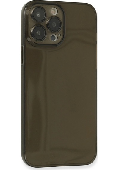 Apple iPhone Uyumlu,  13 Pro Kılıf Fly Lens Silikon - Siyah