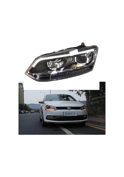Volkswagen Polo İçin Uyumlu B8 Dizayn Ön Far Takımı (2009-2017)