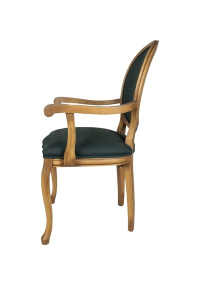 Madalyon Kolçaklı Sandalye Natürel