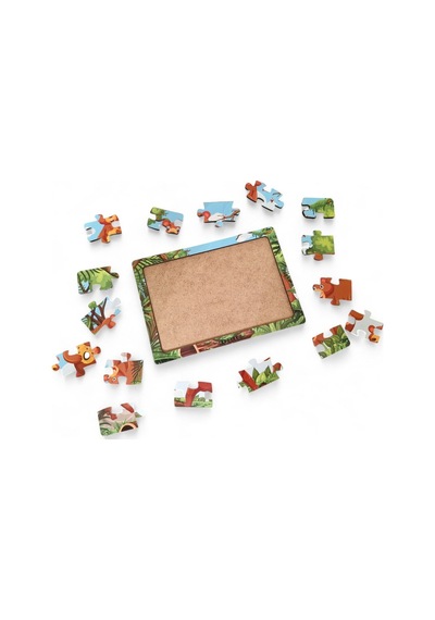 Ayılar Ve Arılar 16 Parça Eğitici Öğretici Ahşap Çocuk Puzzle & Yapboz Bebek Çocuk Oyuncak