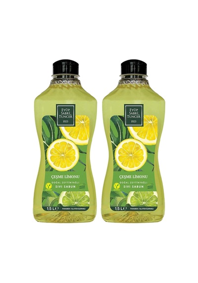 Eyüp Sabri Tuncer Çeşme Limonu Doğal Zeytinyağlı Sıvı Sabun 1,5 Lt 2