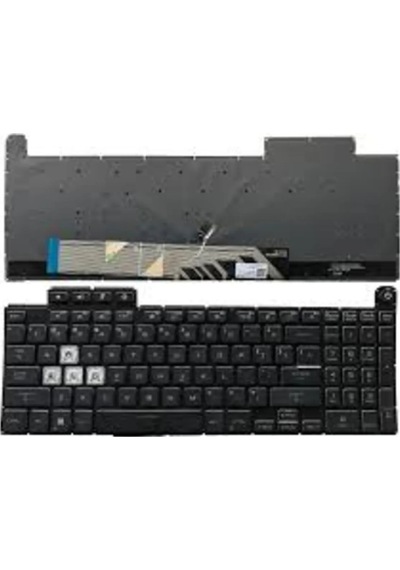 Asus Tuf Gaming A15 Fa507nu-ds74 Notebook Klavyesi, Tuş Takımı / Beyaz Tr - Rgb Işıklı