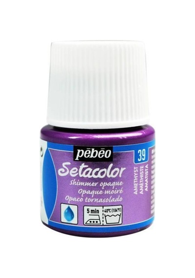 Setacolor Shimmer Pırıltılı Opak Kumaş Boyası 39 Amethyst No Color