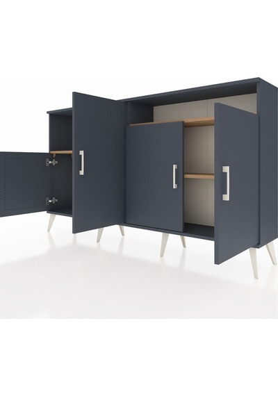 Arges Konsol 5 Raflı 4 Kapaklı 176x30x99 Antrasit-antrasit/çam Antrasıt/atlas Çam - Antrasıt Arges Konsol 5 Raflı 4 Kapaklı 176x30x99 Antrasit-antrasit/çam Antrasıt/atlas Çam - Antrasıt