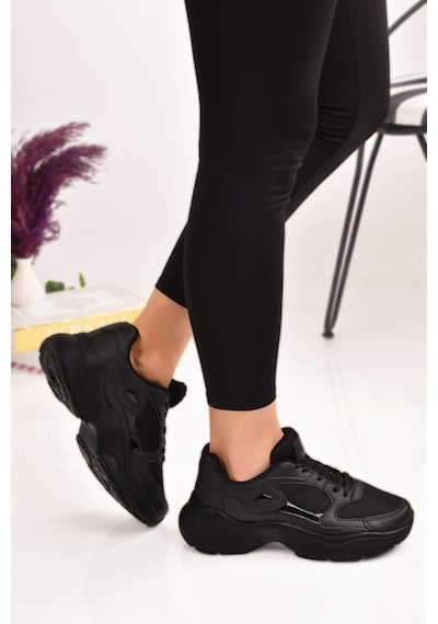 Kadın Kalın Comfort Taban Günlük Sneaker Spor Ayakkabı 001