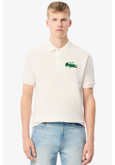 Lacoste Classic Fit Polo T-shirt Erkek Polo Yaka Tişört Beyaz