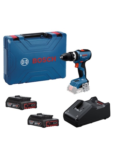 Bosch GSB 18V-65 Akülü 2 x 2.0AH Çift Akülü Darbeli Matkap