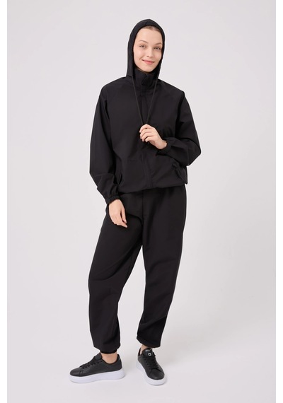 Hnc Sport Unisex Nefes Alan Termal Sauna Eşofman-terleme Eşofmanı Siyah