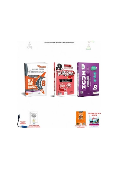 Günay 8. Sınıf Lgs İnkılap Tarihi 3 Başarı Seti 300 Soruluk 066