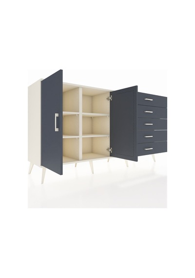 Hyperion Konsol 4 Raflı 5 Çekmeceli 2 Kapaklı 176x44x99 Aytaşı-antrasit Aytası/antrasıt - Aytası Hyperion Konsol 4 Raflı 5 Çekmeceli 2 Kapaklı 176x44x99 Aytaşı-antrasit Aytası/antrasıt - Aytası
