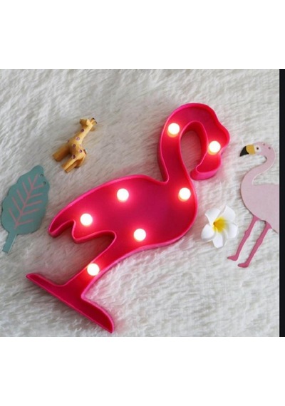 Flamingo  Tasarımlı Led Lamba Çok Renkli