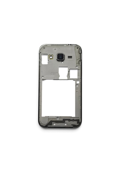 G360 Core Prime Ve Orta Kasa G360 Çift Hatlı Uyumlu Orta Kasa Çerçeve + Ses Açma On Off Tuş Plastik Ve Kamera Camı Gri