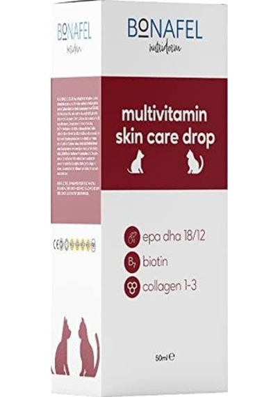 Nutriderm Kedi Ve Köpekler İçin Balık Yağı Bazlı Deri Ve Tüy Sağlığı Damlası 50 Ml