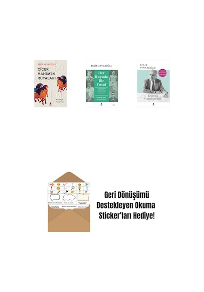 Çiçek Hanımın Rüyaları + Her Kuyuda Bir Yusuf + Dünyayı Güzelleştirmek + Okuma Sticker'ları