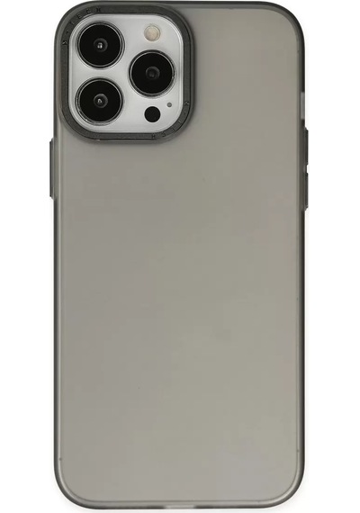 Newface Apple İphone 14 Pro Kılıf Modos Metal Kapak - Siyah Gri