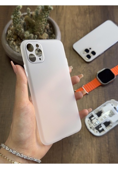 Apple iPhone 12 Pro Max Uyumlu Süper İnce Mat Ultra Thin Silikon Kılıf Çok Renkli