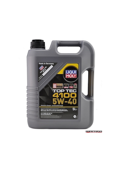 Liqui Moly Top Tec 4100 5W-40 Sentetik Motor Yağı 5 L