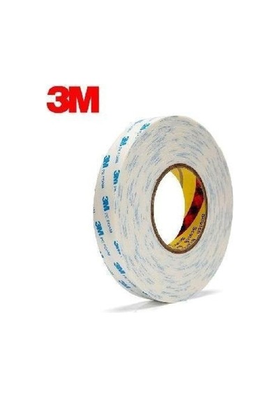 5 Metre 3m Yapışkanlı Çift Taraflı Köpük Bant Beyaz - 15 Mm Genişlik 1