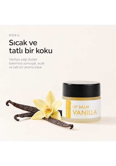 Tr Vanilyalı Lip Balm - Nemlendirici Dudak Kremi 10 Ml