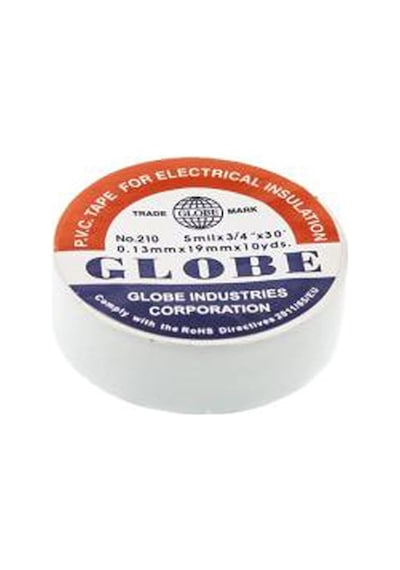 Globe İzole Bant 10x19mm Beyaz
