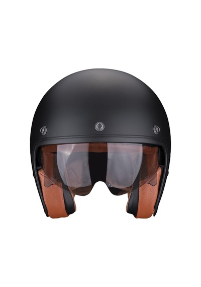 Scorpion Belfast Evo Luxe Açık Motosiklet Kaskı Mat Siyah