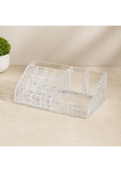 Mika Kristal 16 Bölmeli Makyaj Organizer 12.5x22x7.7 Cm Çok Renkli