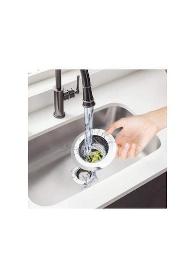 3 Lü Paslanmaz Çelik Lavabo Süzgeci 11.5 Cm Evye Gider Süzgeci 304 Çelik Büyük Boy Diğer