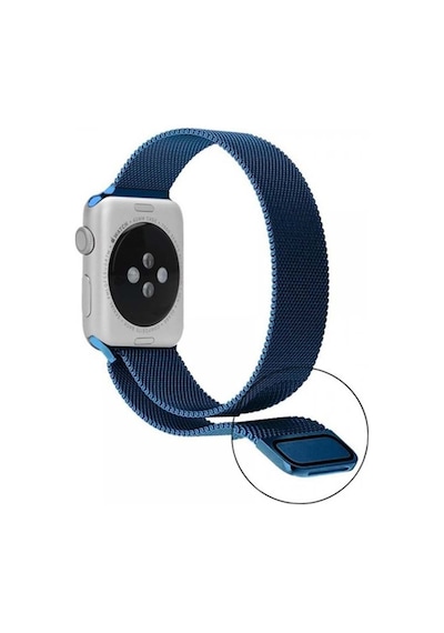 Ally Apple Uyumlu  Watch 7 45 MM 6-5-4 44 MM Kayış Kordon Metal Milano Loo (120526893)