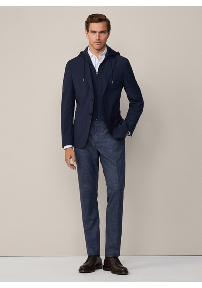 Hackett Lacivert Erkek Yün Karışımlı Ceket Hm443416