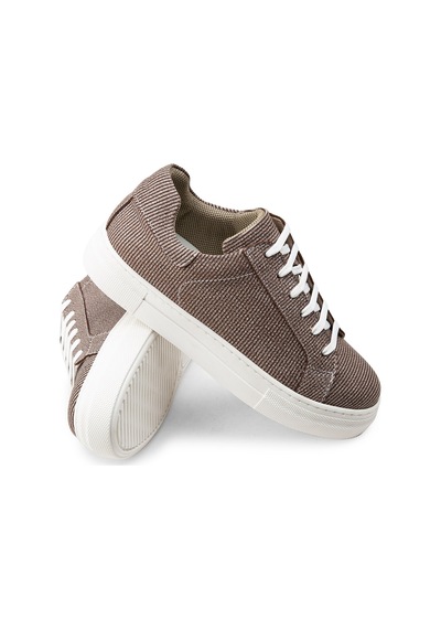 Deery Hakiki Deri Vizon Rengi Sneaker Kadın Ayakkabı - Z1681Zvznc05 Vizon Deery Hakiki Deri Vizon Rengi Sneaker Kadın Ayakkabı - Z1681Zvznc05 Vizon