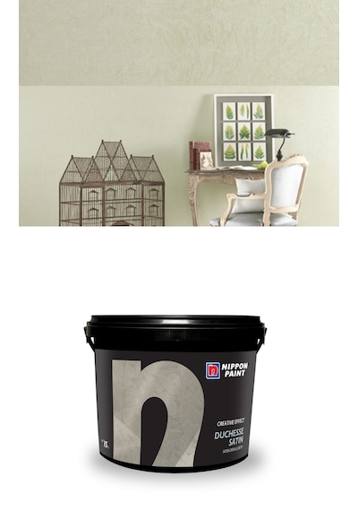 Nippon Paint Duchesse Satın İnci Beyazı Dekoratif İc Cephe Boyası 2.5l 2,5 L