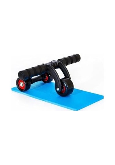 4 Tekerlekli Ab Wheel Mekik Aleti - Karın Egzersiz Seti