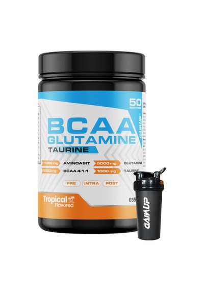 Gainup Bcaa-glutamine-taurine 655gr 50 Servis Tropikal