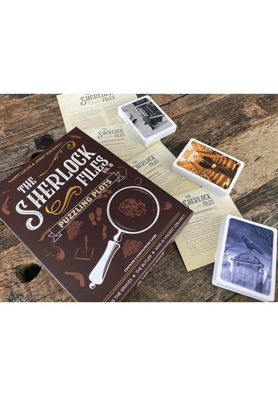 Indie Boards And Cards The Sherlock Files: Yapboz Plots, Kahverengi