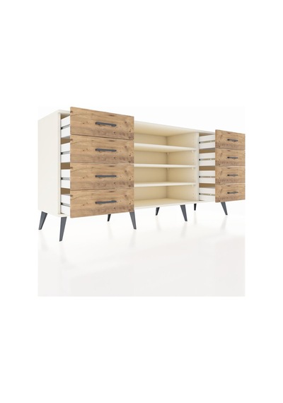 Hyperion Konsol 3 Raflı 8 Çekmeceli 176x44x83 Aytaşı-aytaşı/çam Aytaşı/çam Hyperion Konsol 3 Raflı 8 Çekmeceli 176x44x83 Aytaşı-aytaşı/çam Aytaşı/çam