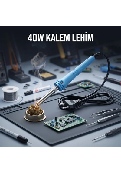Ers 40w Kalem Lehim Makinesi - Elektrikli - Mavi Renk