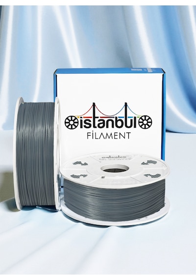İstanbul Filament 3d Baskı Asa Filament Gri 1 Kg Ø 1,75mm 0,05 Mm Bambu Lab Uyumlu 1.75mm