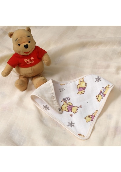 Disney Winnie Baby Pamuk Lisanslı Müslin Panço-Çok Renkli
