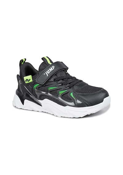 Jump 30054 Siyah - Neon Yeşil Üniseks Çocuk Sneaker Günlük Spor Ayakkabı