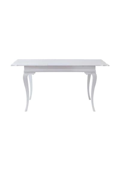 Rustik Açılır Yemek Masası 90x140 Beyaz Rustik Açılır Yemek Masası 90x140 Beyaz