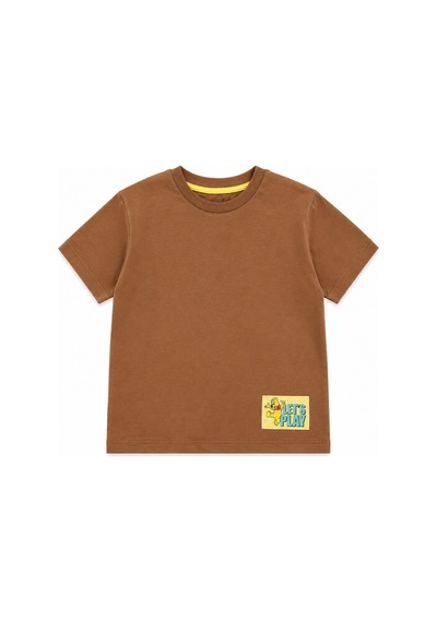Haribo Erkek Çocuk T-shirt Şort Takım Kahverengi