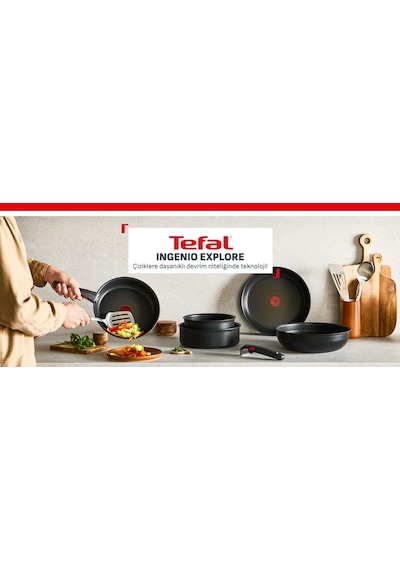 Tefal Ingenio Explore Fusion Core 9x Büyük Set Çok Renkli
