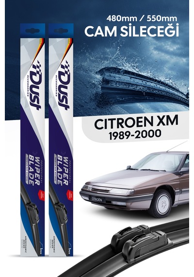 Citroen Xm Silecek Takımı 1989-2000 Uyumlu 480mm/550mm