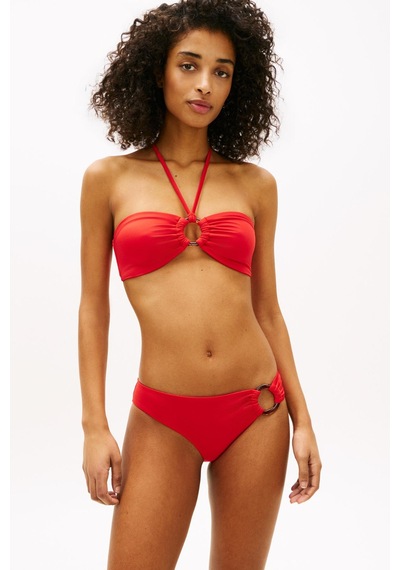 Tommy Hilfiger Kadın Boyundan Bağlamalı Turuncu Bikini Üstü-13347