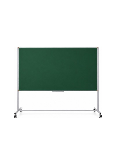 Emaye Yüzey Mobil Yazı Tahtası 120x200cm Yeşil