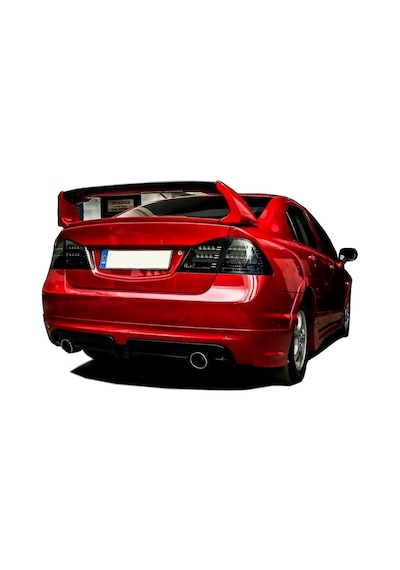 Honda Civic Fd6 (2006-2011) Mugen Rr Sağ Sol Çift Çıkış Arka Tamp