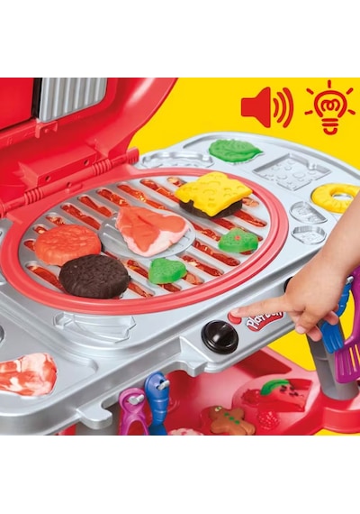 Play Doh Işıklı Ve Sesli Sizzlin Izgara Oyun Seti G0500 Çok  Renkli