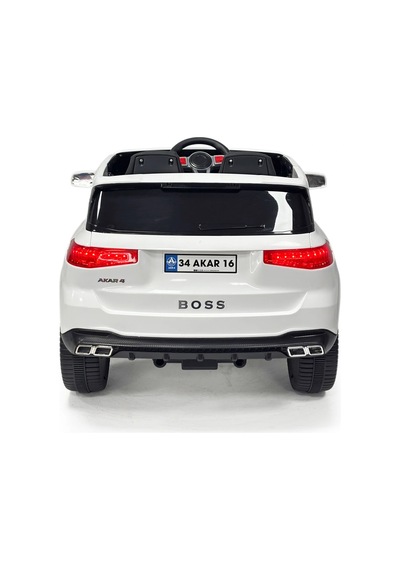 Boss Gt Beyaz Uzaktan Kumandalı 4x2 12 Volt Akülü Araba - Rc Maybach Akülü Araba Çok Renkli
