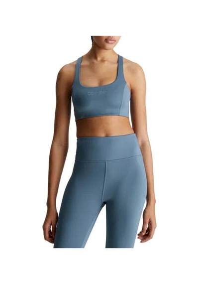 Calvin Klein Wo - Sports Bra Medi, 5bx Mavi Kadın Sporcu Sütyeni