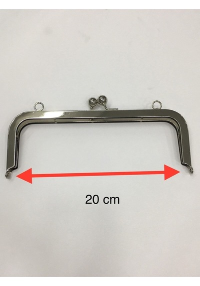 Karantuhafiye Çanta Ve Cüzdan Klipsi Burs 20 Cm Gümüş Gümüş